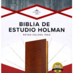 Biblia RVR1960/De Estudio Holman/Café/Símil Piel