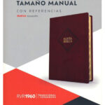 Biblia RVR1960 Tamaño Manual Letra Grade Cafe con Índice